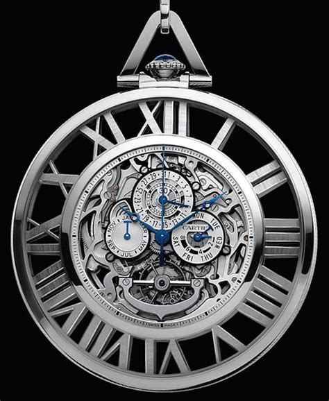 swiss cartier skeleton pocket watch buy